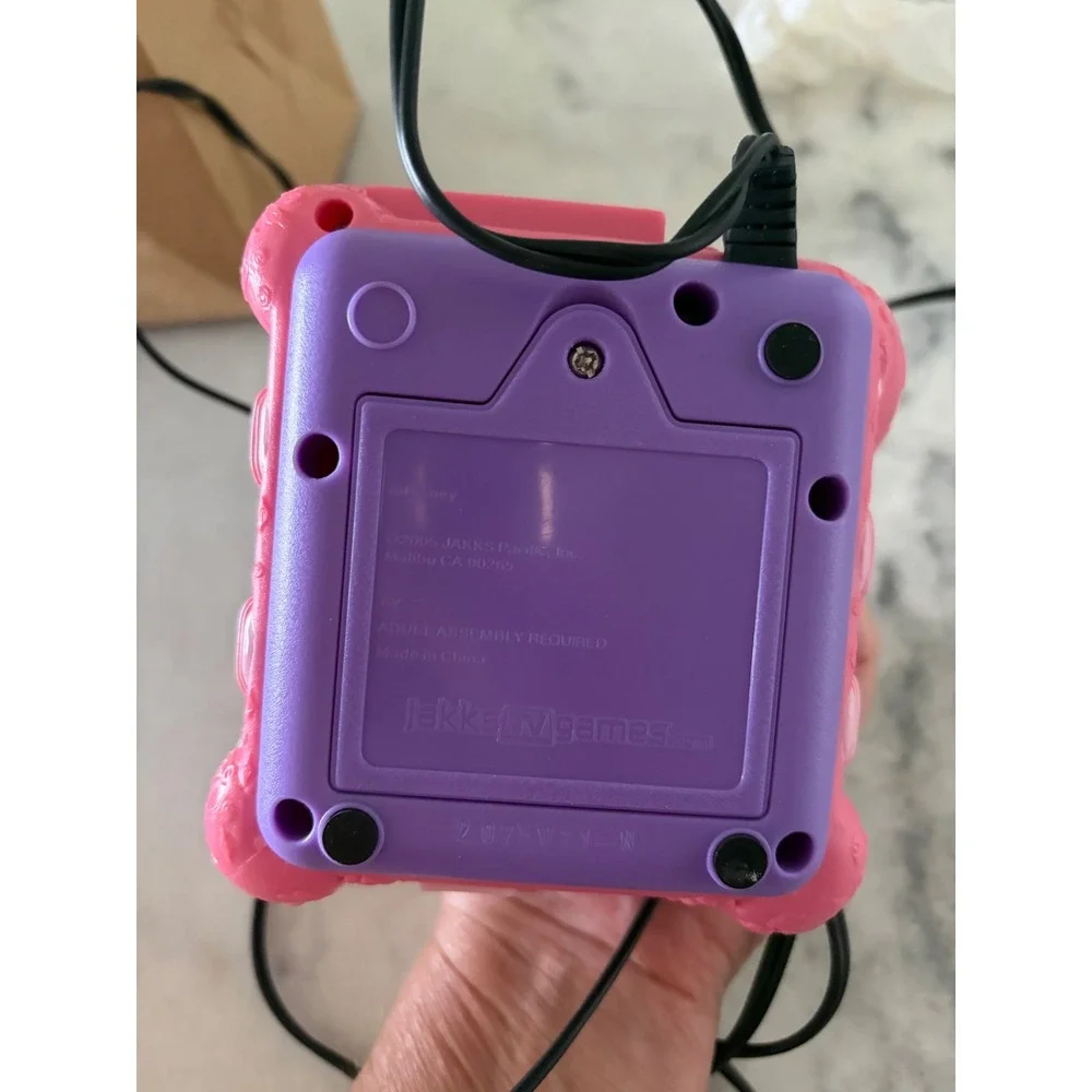 Disney Princess TV Games Jakks Pacific Plug Play Joystick Console Pink Tested